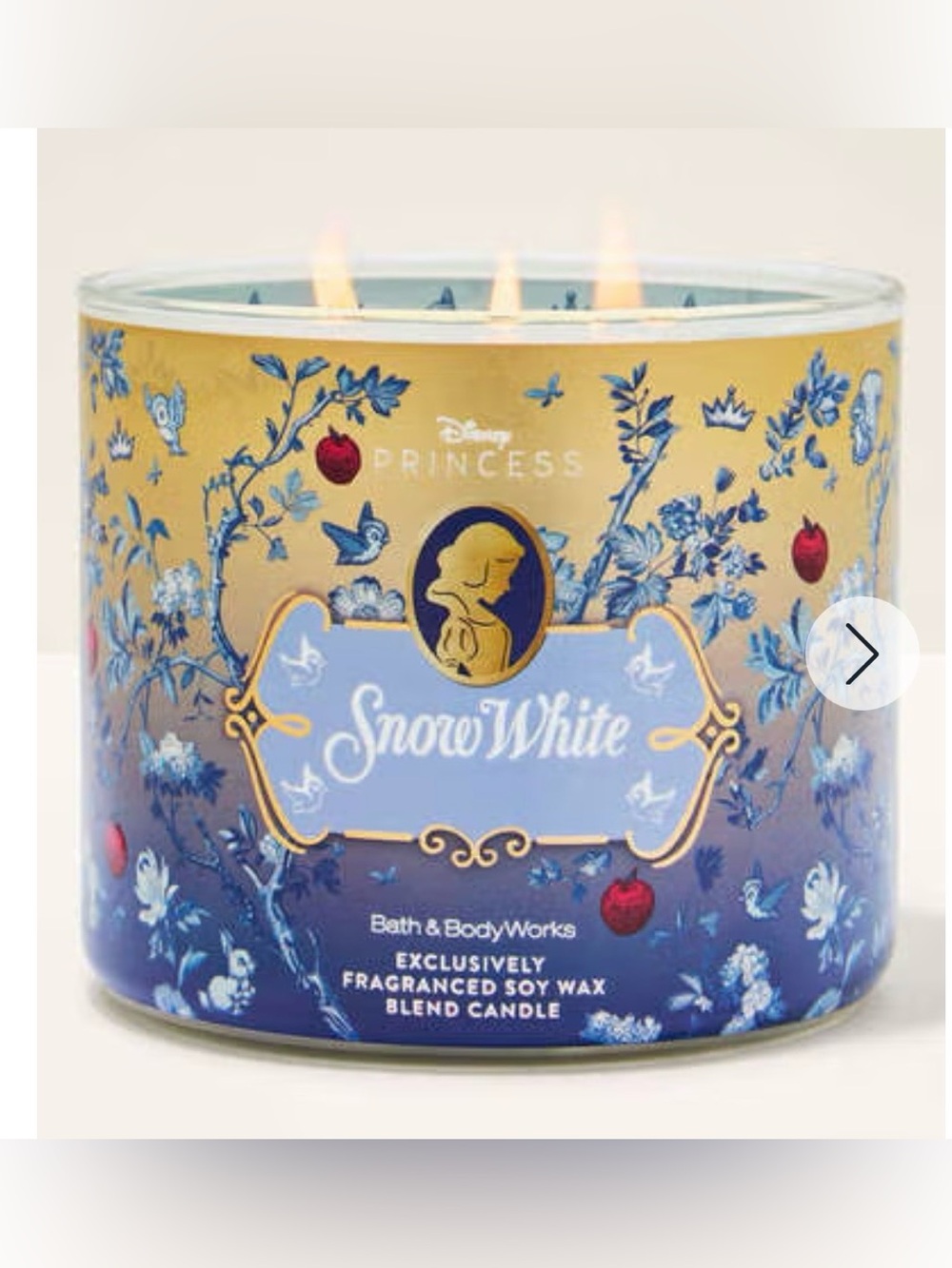 Bath & Body Works x Disney Snow White 3 -Wick Scented Candle